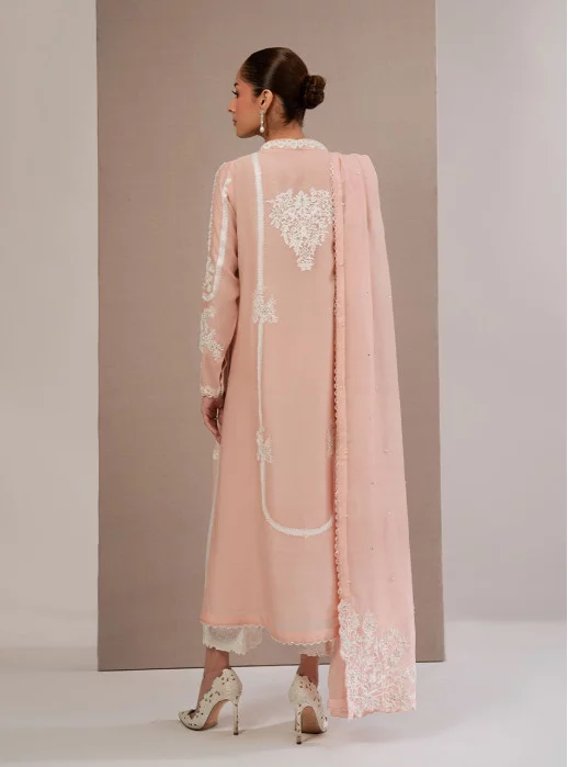 Blush Harmony Draped Ensemble
